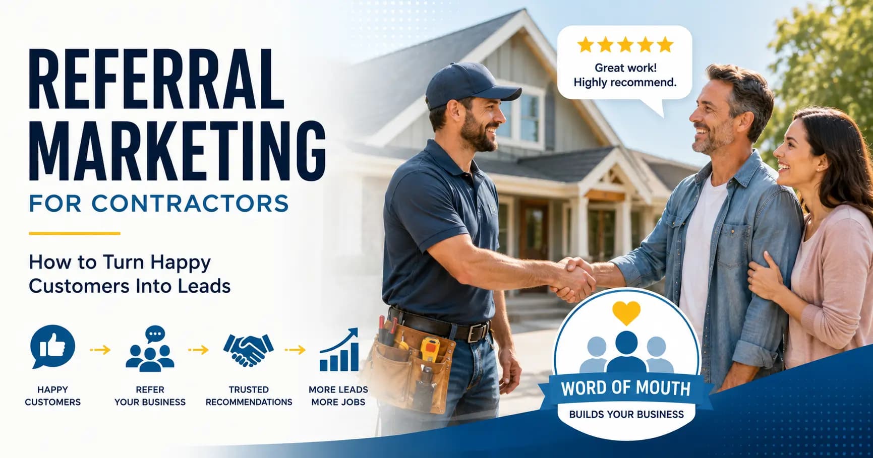 Referral Marketing for Contractors: How to Turn Happy Customers Into Leads