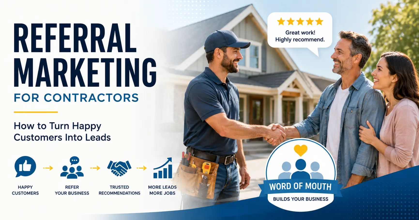 Referral Marketing for Contractors: How to Turn Happy Customers Into Leads